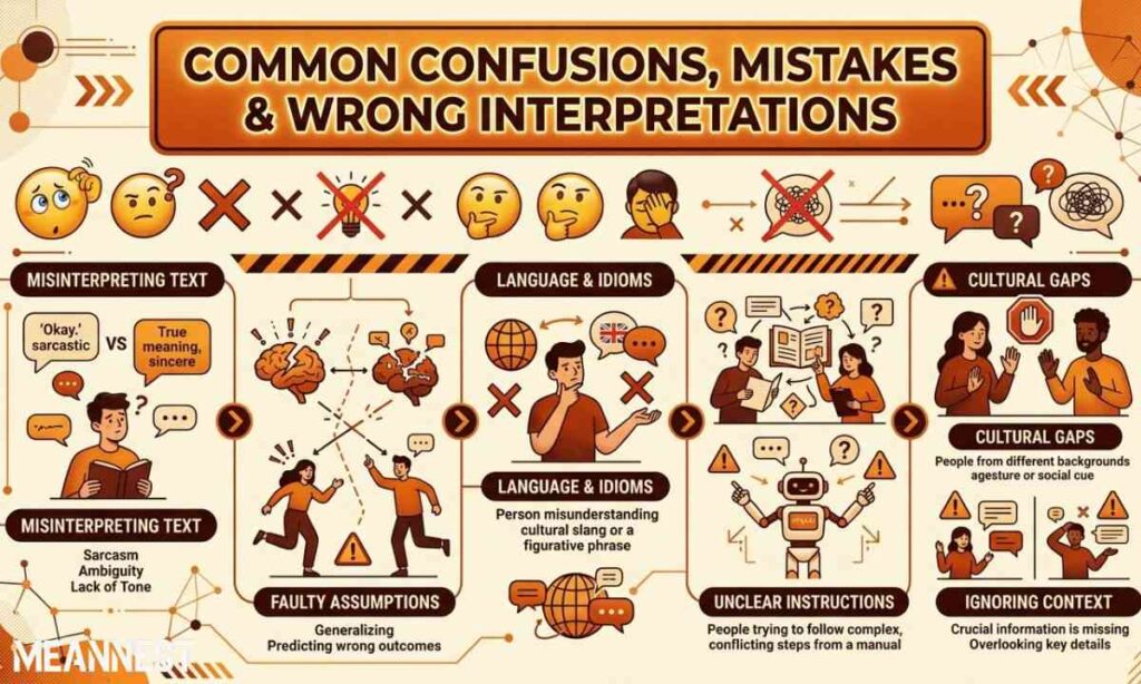 Common Confusions, Mistakes & Wrong Interpretations
