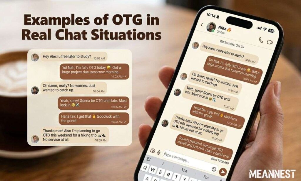 Examples of OTG in Real Chat Situations