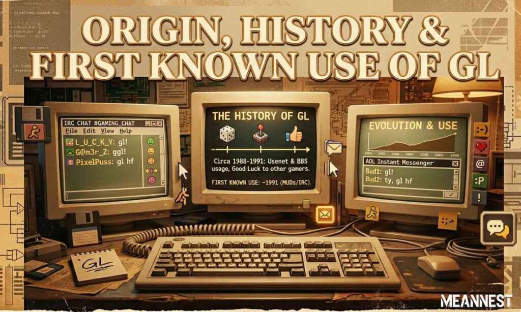 Origin, History & First Known Use of GL