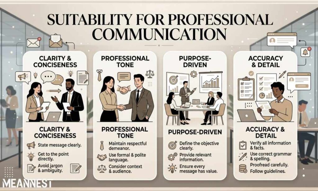 Suitability for Professional Communication