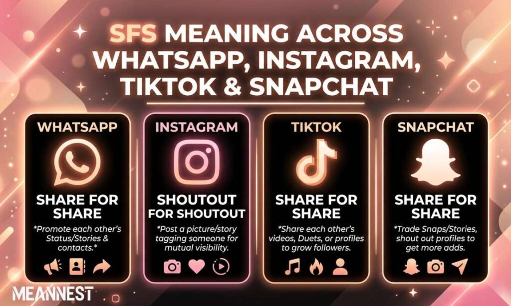 SFS Meaning Across WhatsApp, Instagram, TikTok & Snapchat