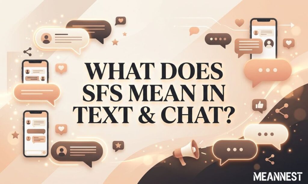 What Does SFS Mean in Text & Chat?