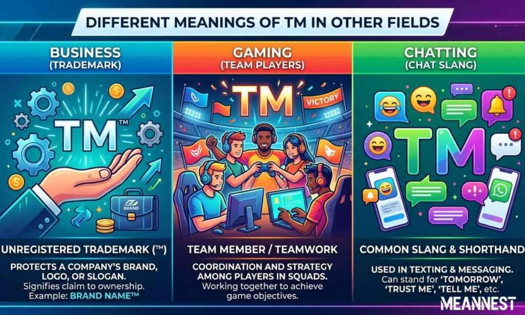 Different Meanings of TM in Other Fields