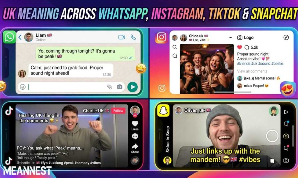 UK Meaning Across WhatsApp, Instagram, TikTok & Snapchat
