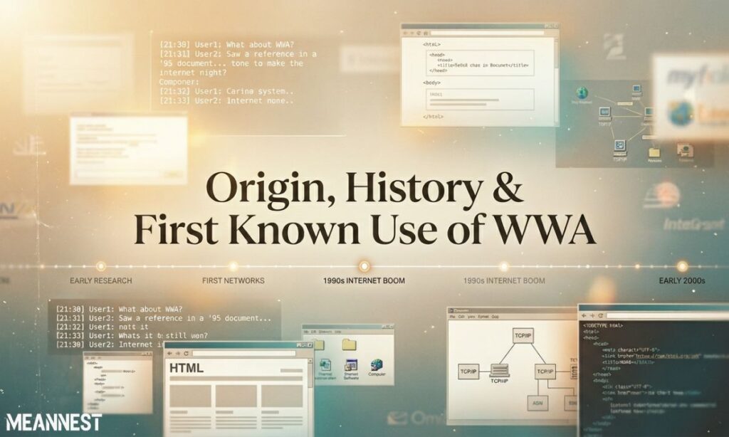 Origin, History & First Known Use of WWA