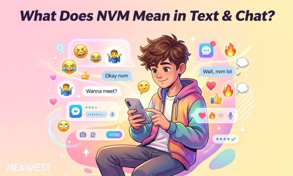 What Does NVM Mean in Text & Chat?