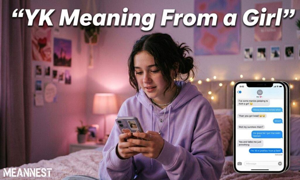YK Meaning From a Girl