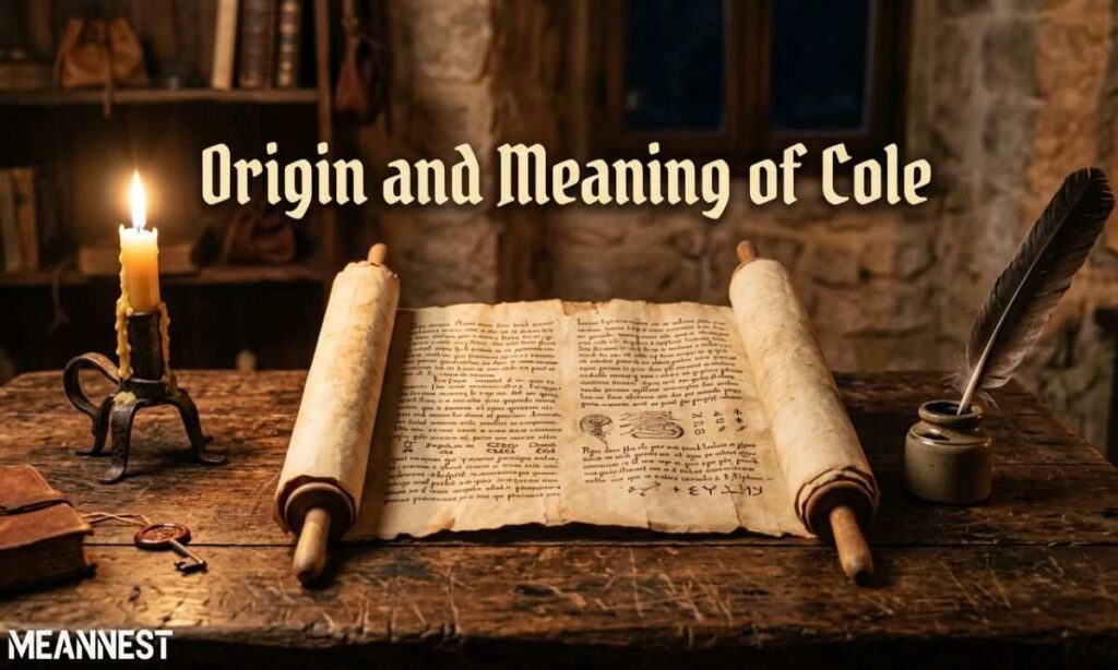 Origin and Meaning of Cole