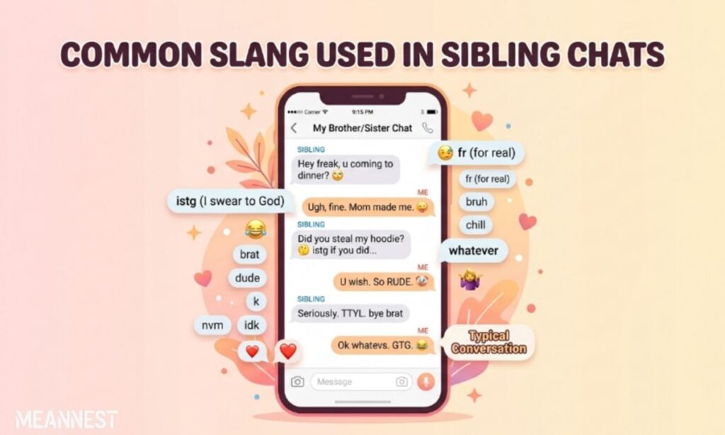 Common Slang Used in Sibling Chats