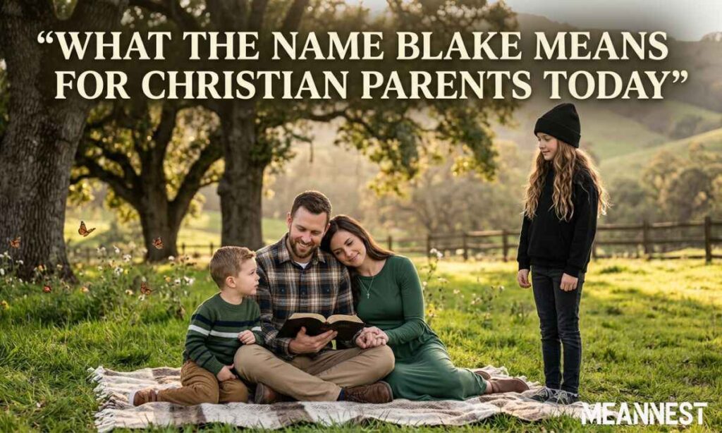 What the Name Blake Means for Christian Parents Today