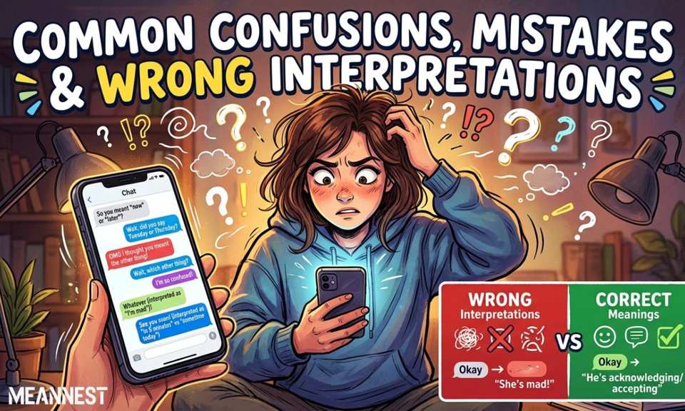 Common Confusions, Mistakes & Wrong Interpretations