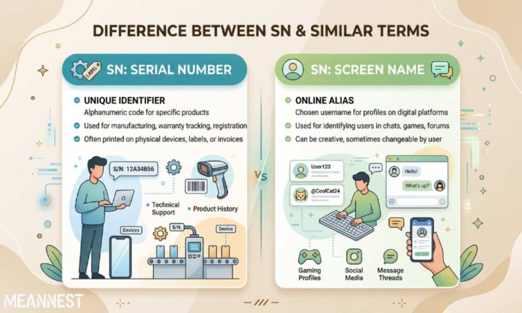 Difference Between SN & Similar Terms