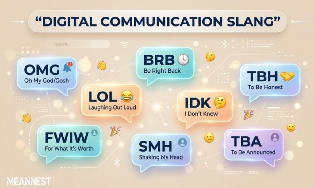 Digital communication slang