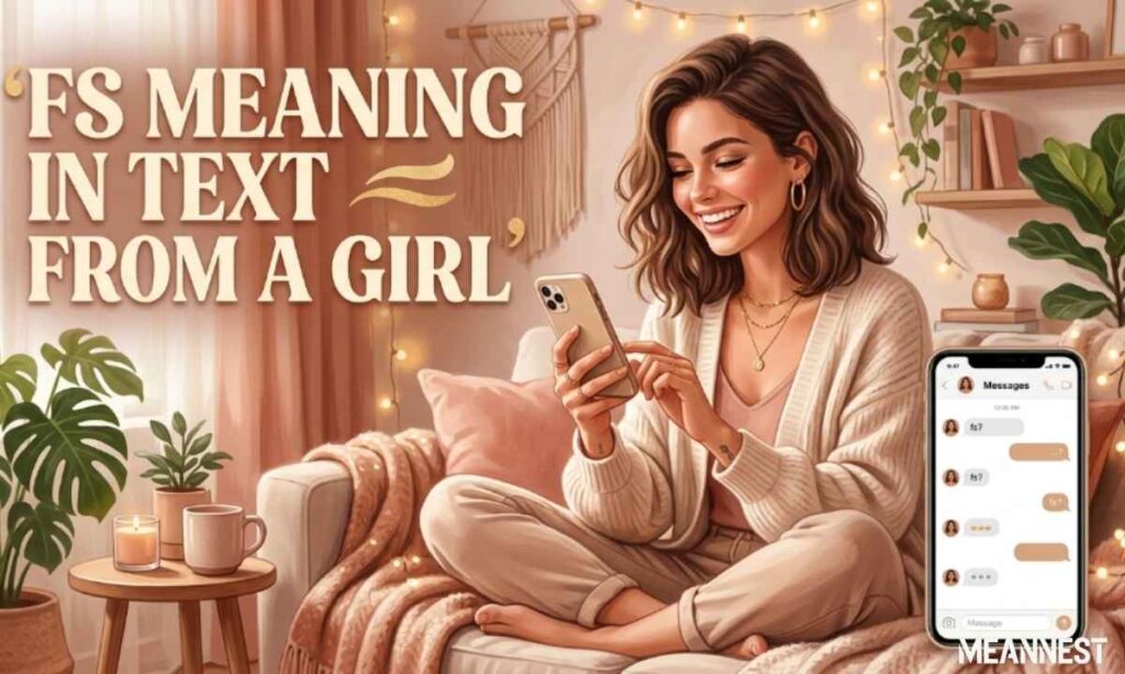 FS Meaning in Text from a Girl