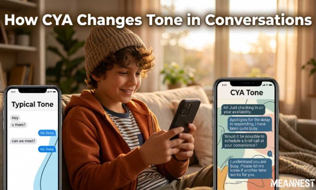 How CYA Changes Tone in Text Message Conversations