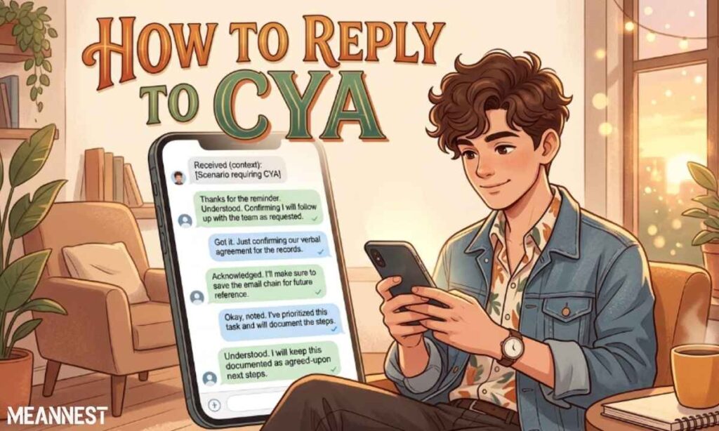 How to reply to CYA