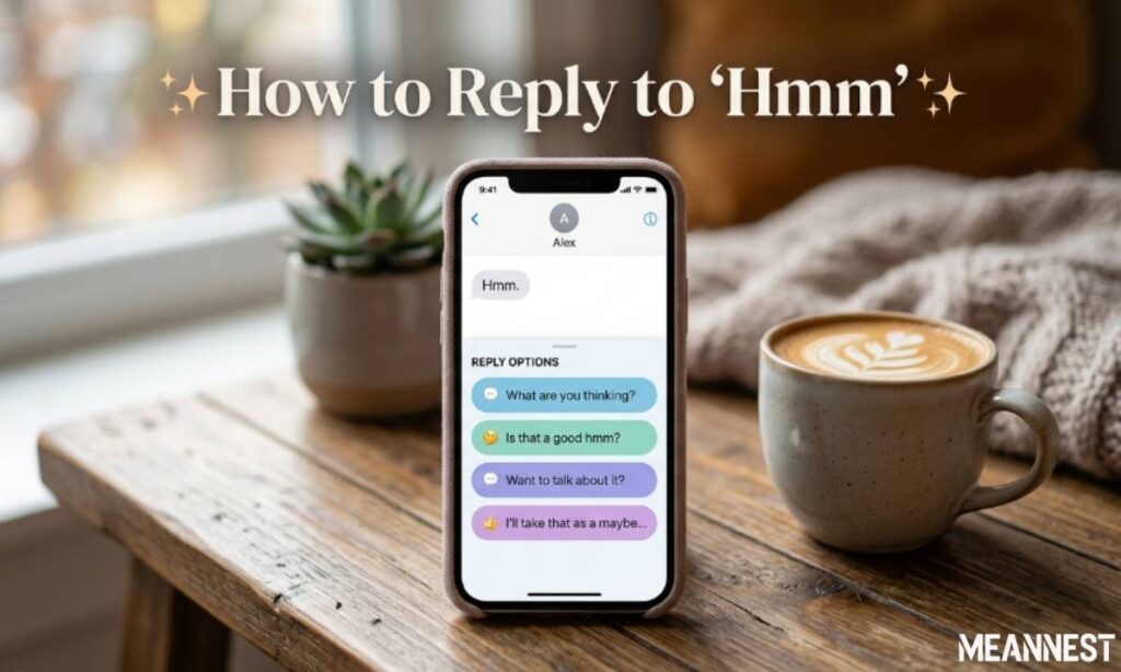 How to Reply When Someone Says “Hmm”