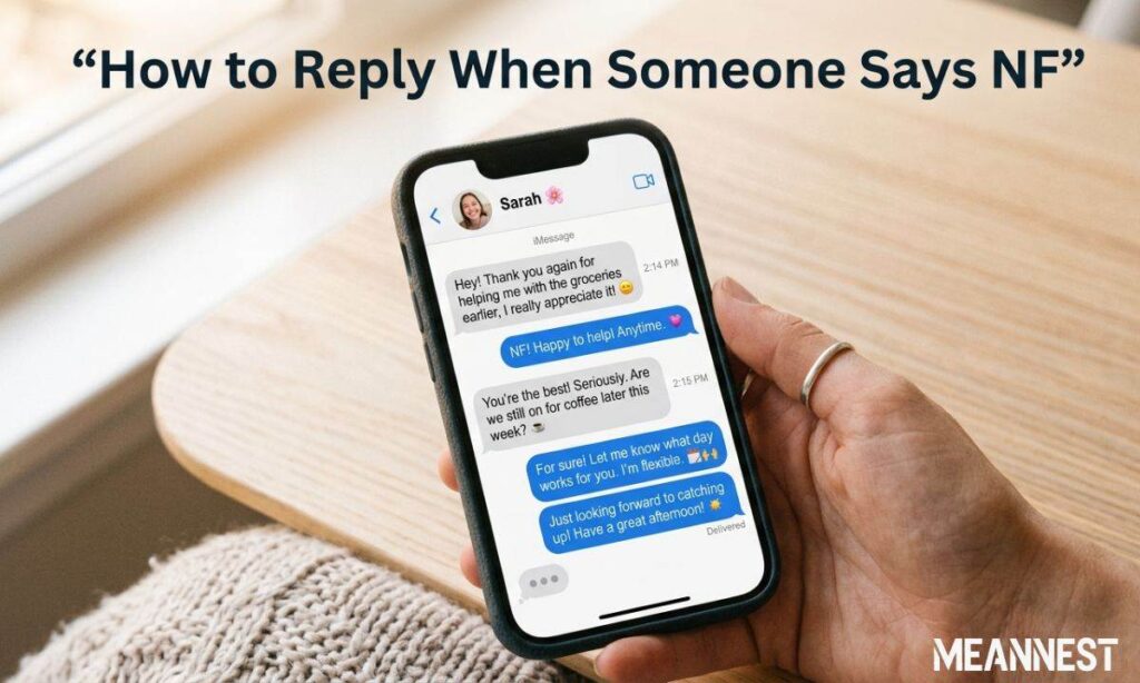 How to Reply When Someone Says NF