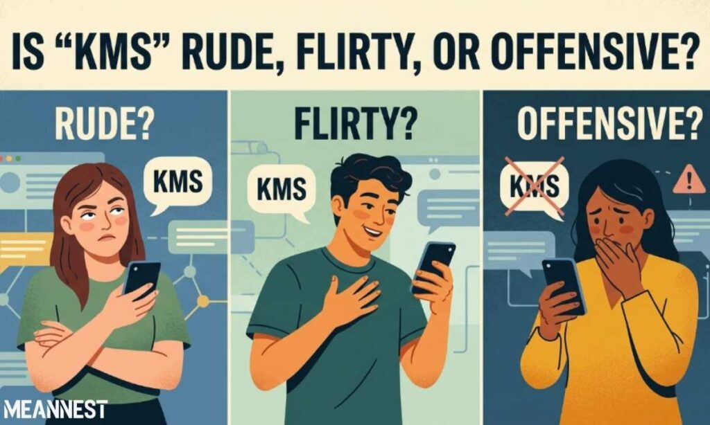 is-kms-rude-flirty-or-offensive