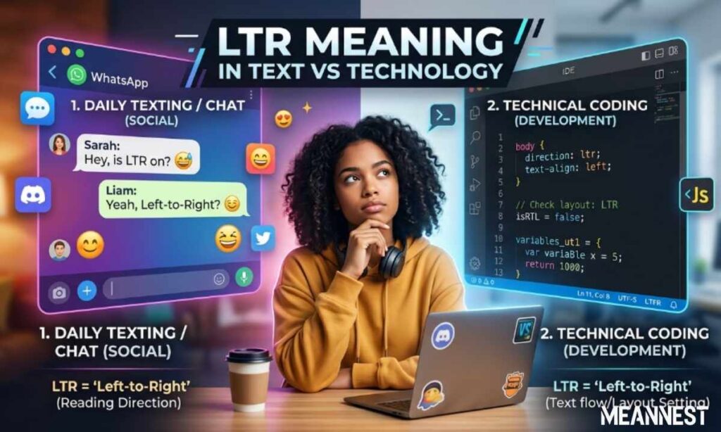 LTR Meaning in Text vs. LTR Meaning in Technology