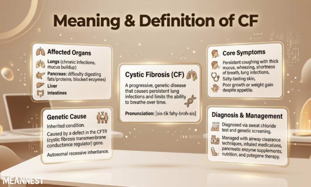 Meaning & Definition of CF