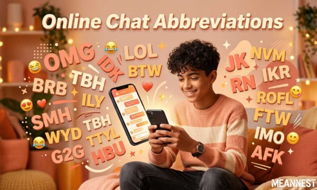 Online chat abbreviations