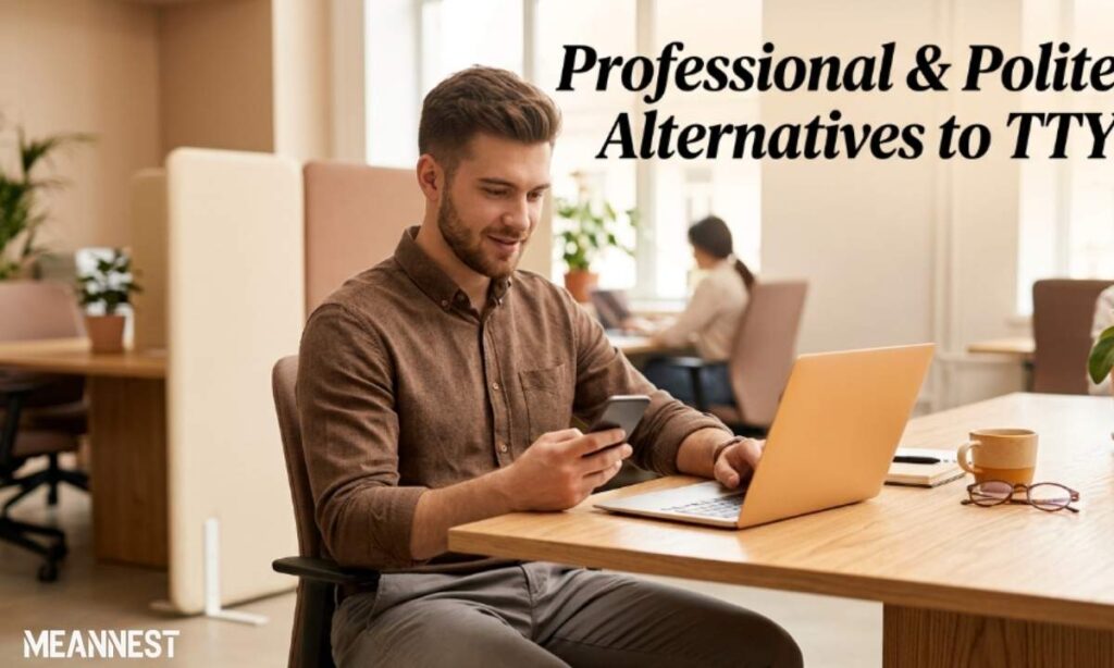 Professional & Polite Alternatives to TTY