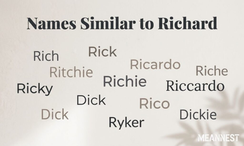 Names Similar to Richard