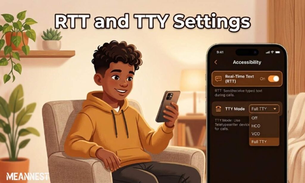 RTT and TTY settings