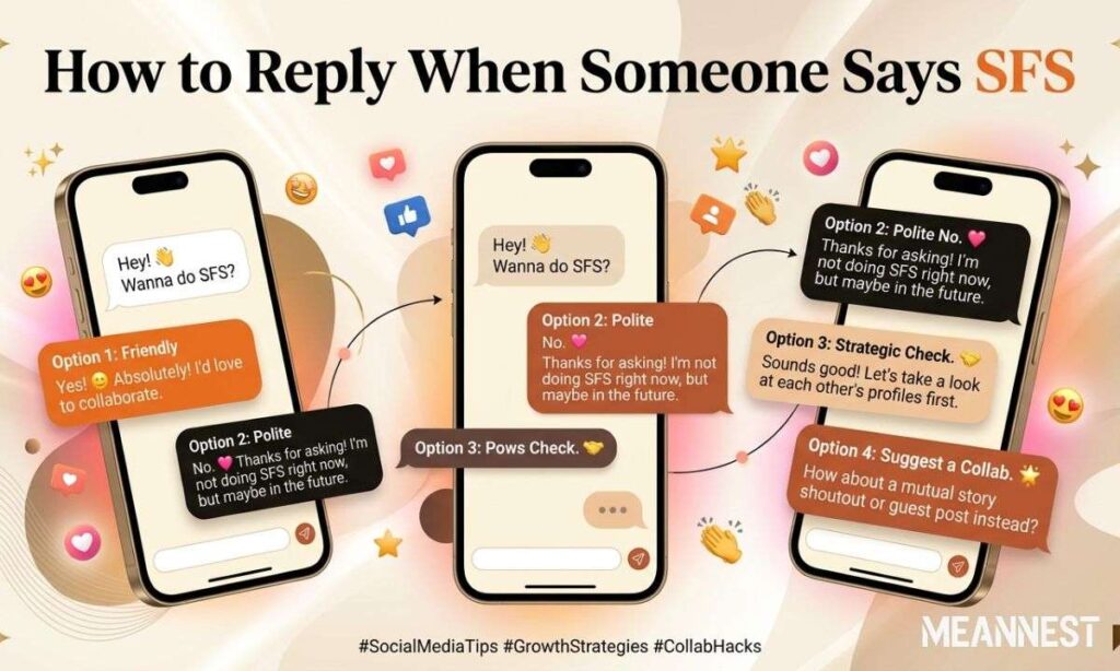 How to Reply When Someone Says SFS
