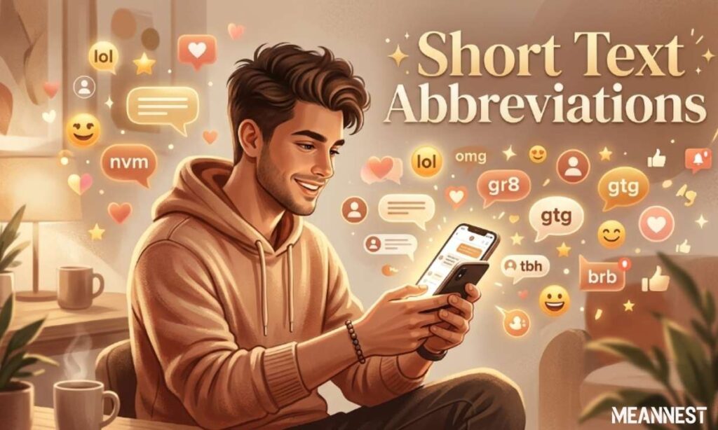 Short text abbreviations