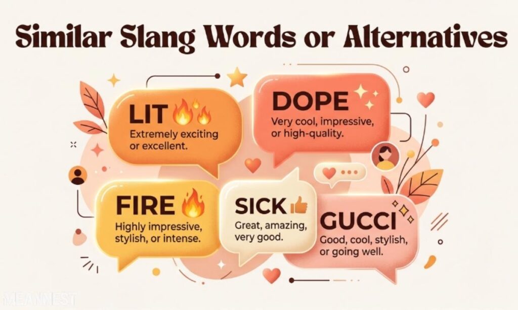 Similar Slang Words or Alternatives