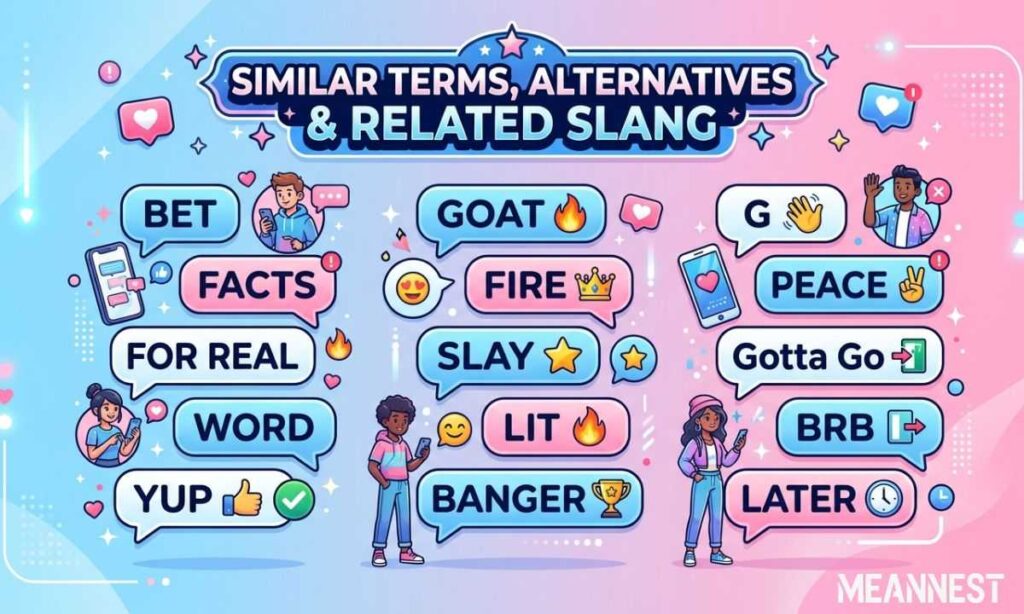 Similar Terms, Alternatives & Related Slang