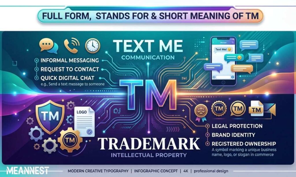 Full Form, Stands For & Short Meaning of TM