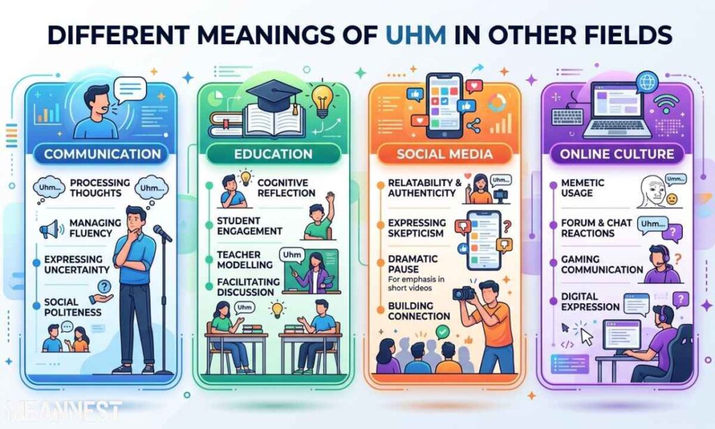 Different Meanings of “Uhm” in Other Fields