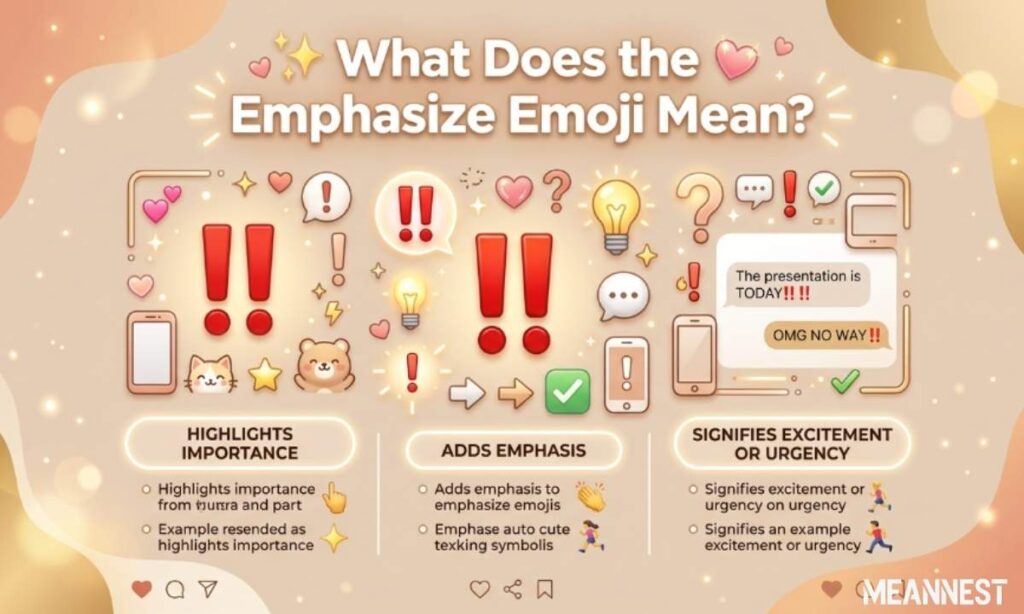 What Does the Emphasize Emoji Mean?
