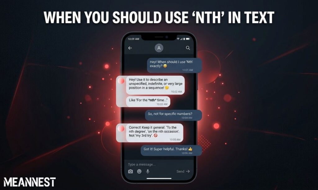 When You Should Use “Nth” in Text