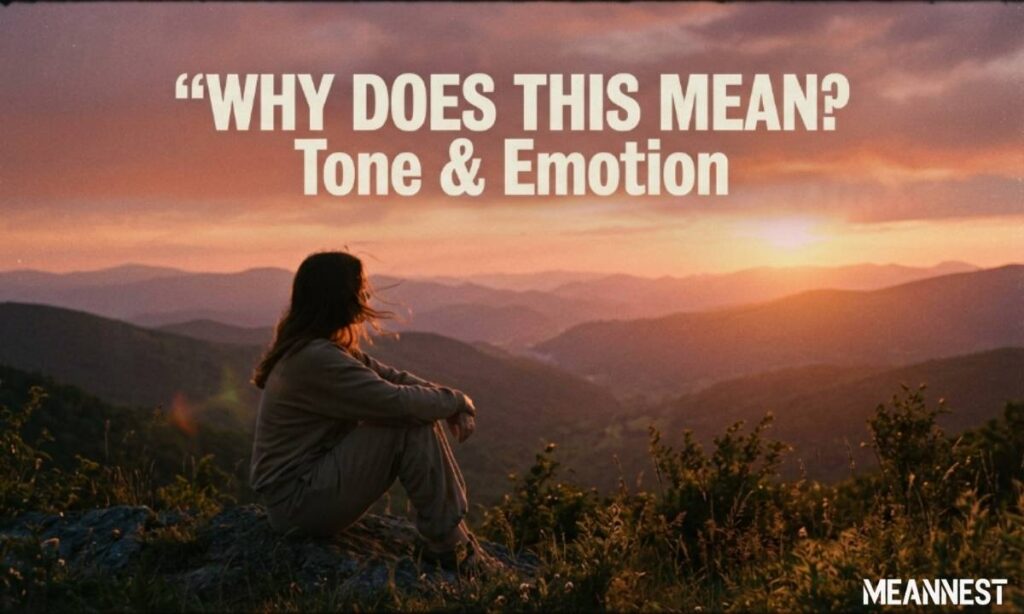 Why Does This Mean? Tone & Emotion