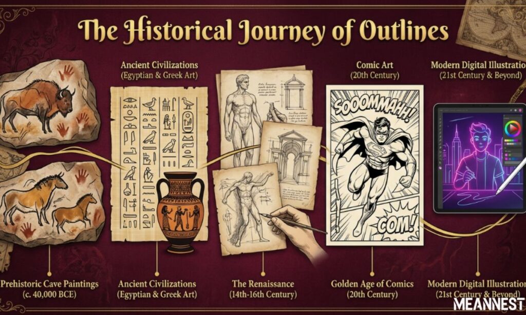 origin-and-history-of-outline-in-art