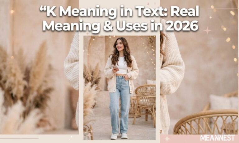 K Meaning in Text: Real Meaning & Uses in 2026