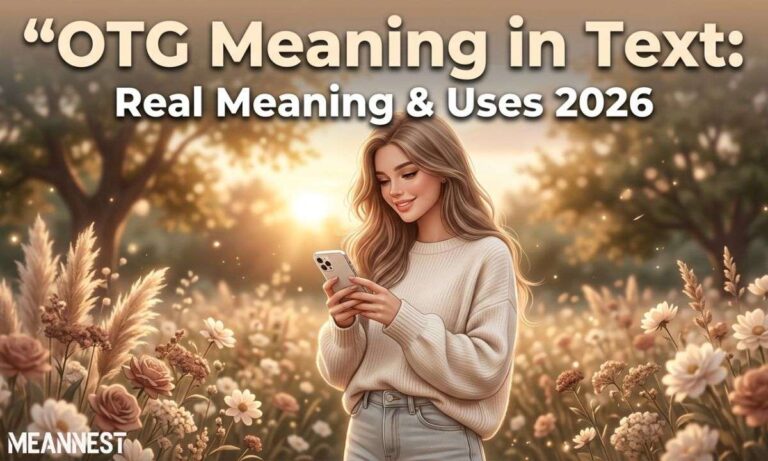 OTG Meaning in Text: Real Meaning & Uses 2026