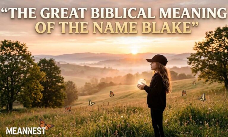 The Great Biblical Meaning of the Name BLAKE