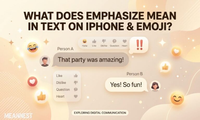 What Does Emphasize Mean in Text: on iPhone & Emoji?